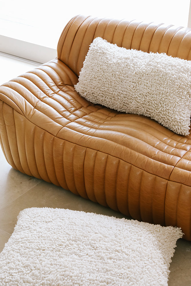 Textural Lumbar Cushion | Natural
