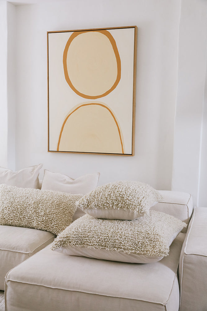 Textural Lumbar Cushion | Natural
