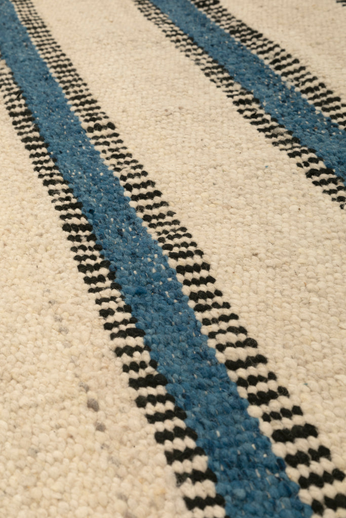 Mini Vera | Natural White, Black & Sea Blue