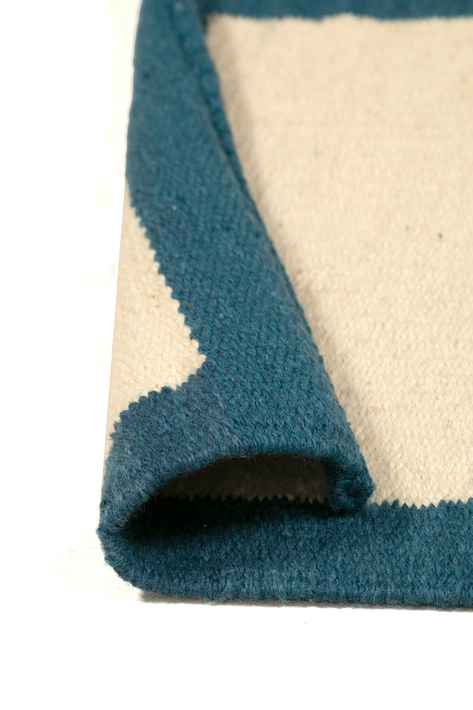 Mini Alexandra | Natural White & Sea Blue