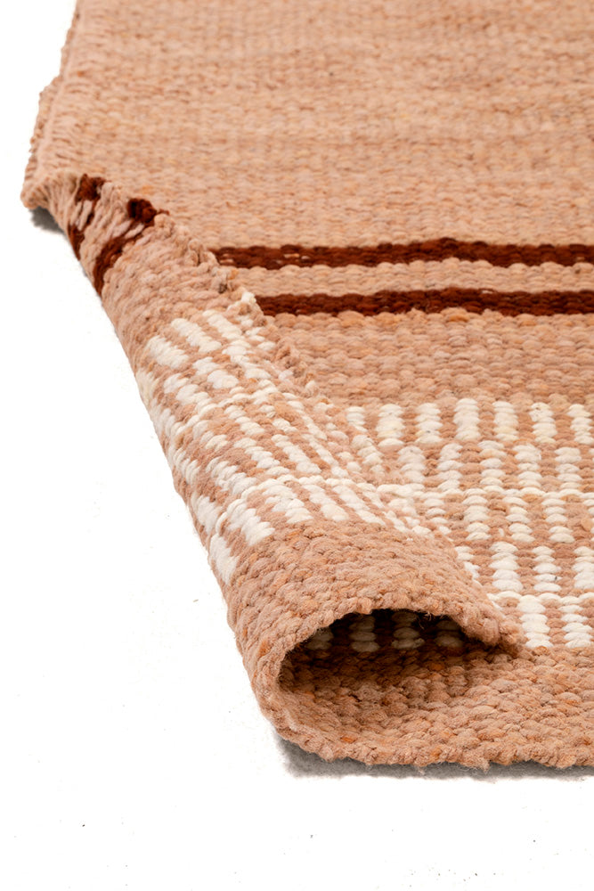 Beatriz | Dusty Peach, Burgundy & Natural