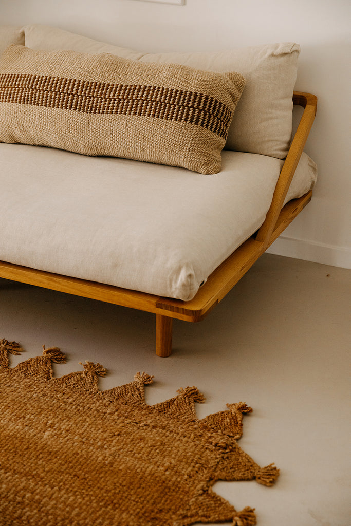 Rosana XL Lumbar Cushion | Sand & Rust