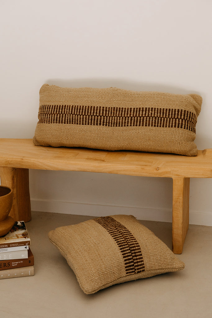 Rosana Cushion | Sand & Rust