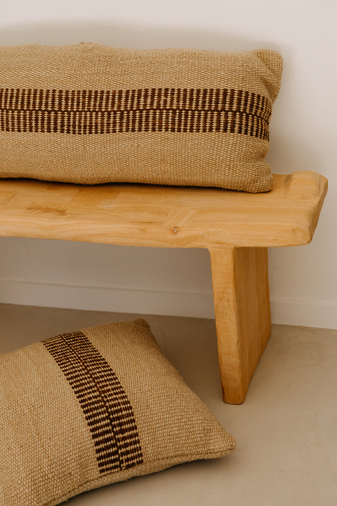 Rosana Lumbar Cushion | Sand & Rust