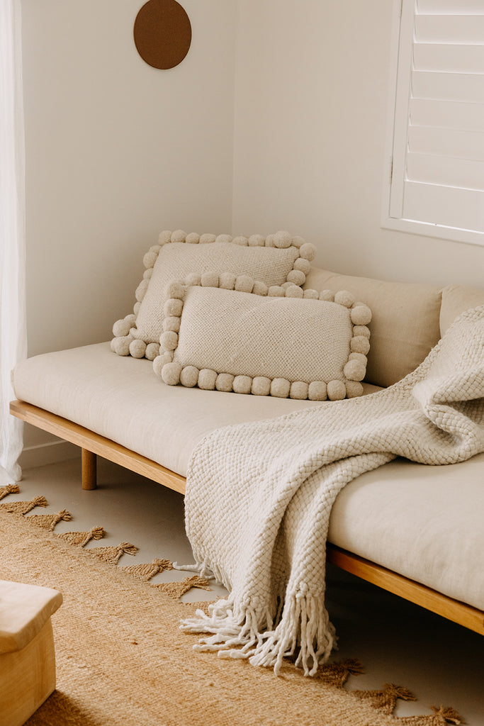 Monte Throw | Natural White