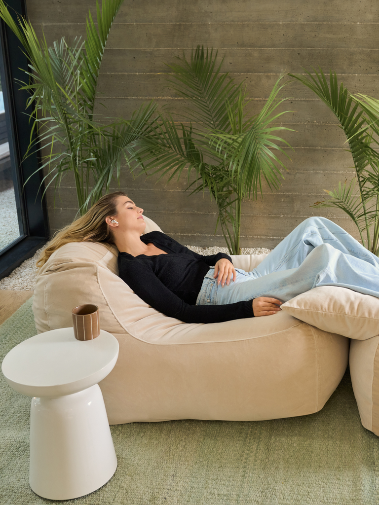 Dume Lounge Chair - Marshmallow Velvet