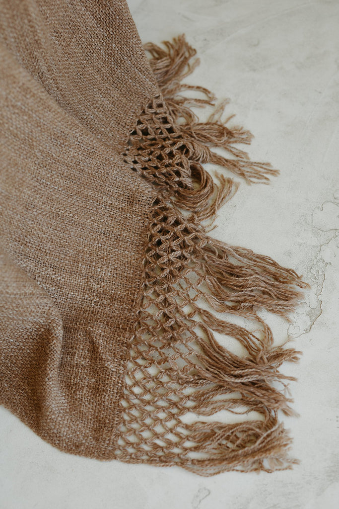 Puna Llama Throw | Oat