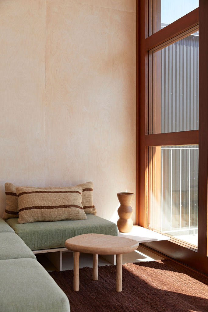 Tomasa Lumbar Cushion | Sand & Rust