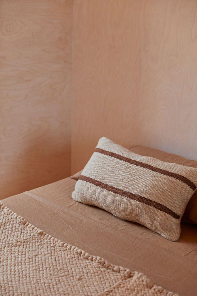 Tomasa Lumbar Cushion | Sand & Rust