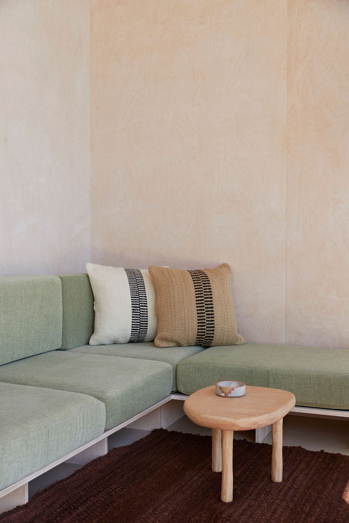 Rosana Cushion | Natural & Black