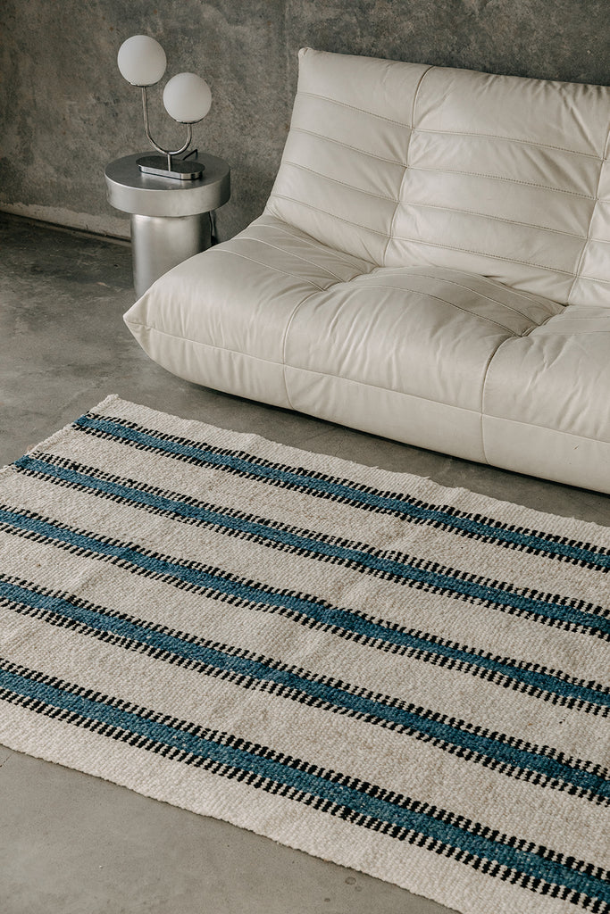 Vera | Natural, Sea Blue & Black