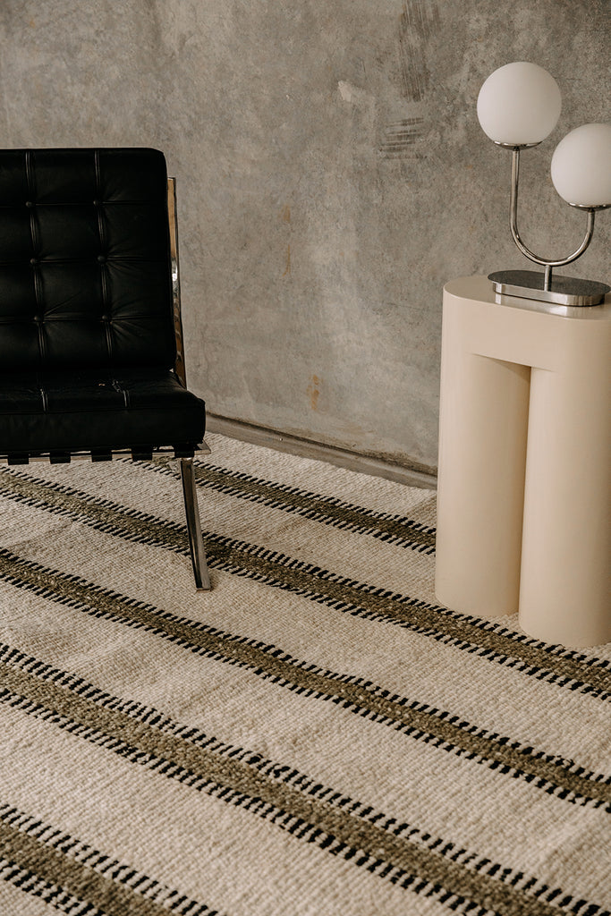 Vera | Natural, Moss & Black