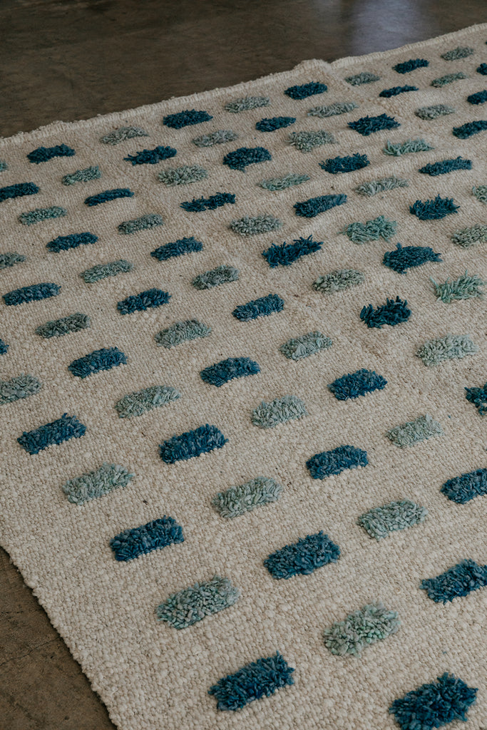 Esther | Natural & Sea Blue & Sea Foam