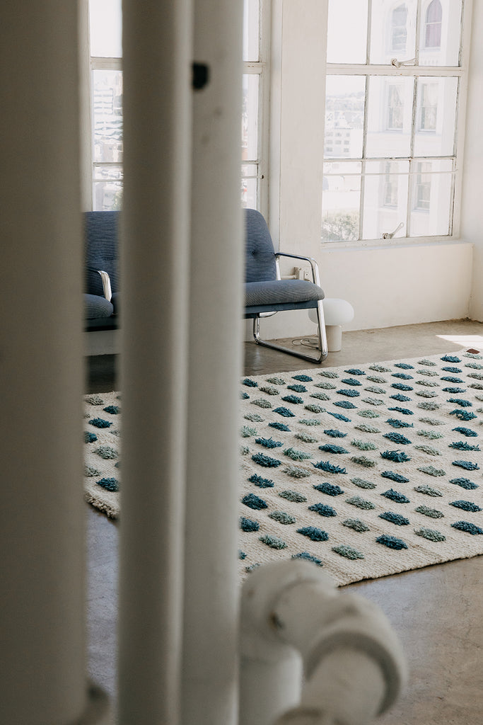 Esther | Natural & Sea Blue & Sea Foam