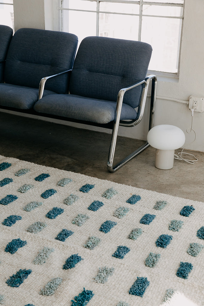 Esther | Natural & Sea Blue & Sea Foam