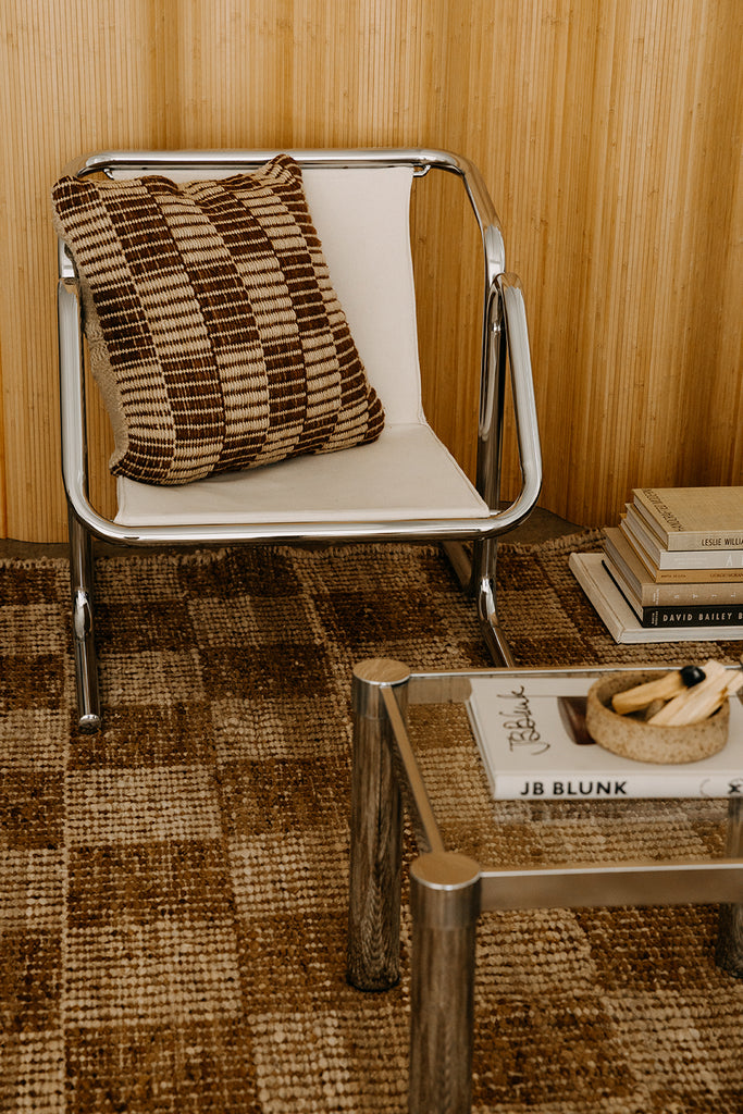 Lara Cushion | Rust & Sand