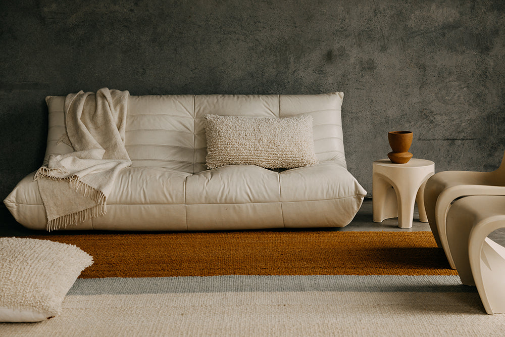 Textural Lumbar Cushion | Natural
