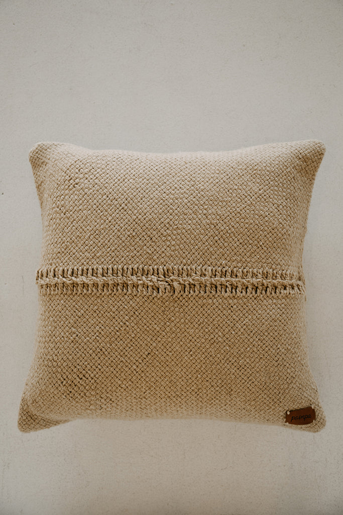 Eliana Cushion | Sand & Rust