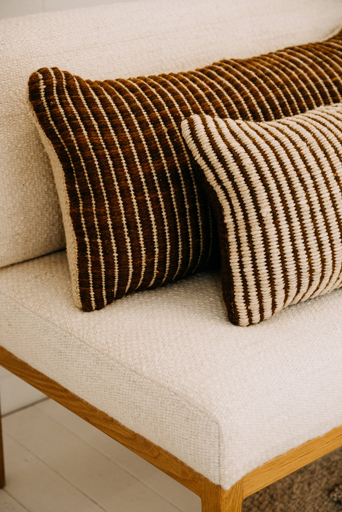 Selva Lumbar Cushion | Sand & Rust