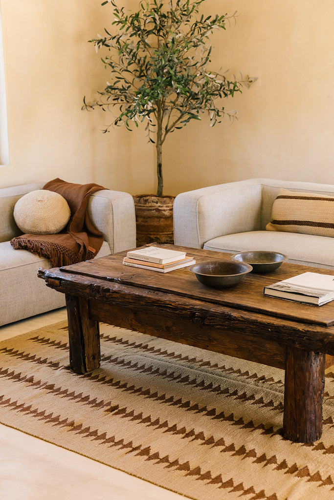 Tomasa Lumbar Cushion | Sand & Rust