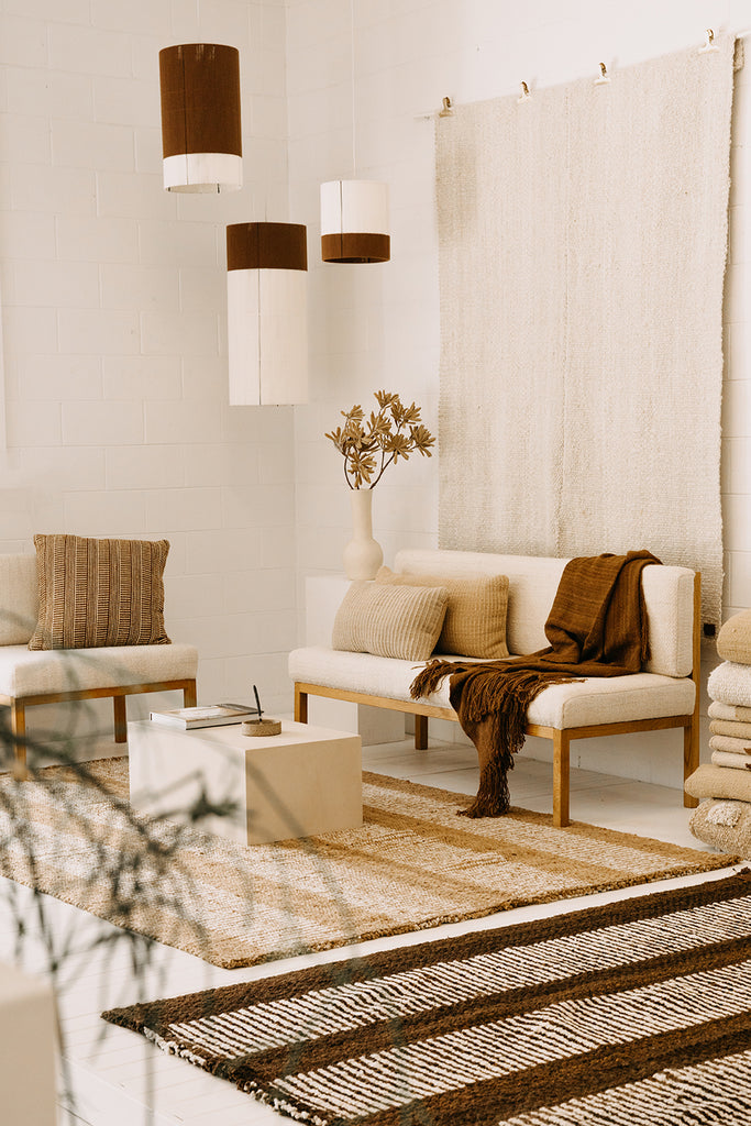 Eliana Cushion | Sand & Rust