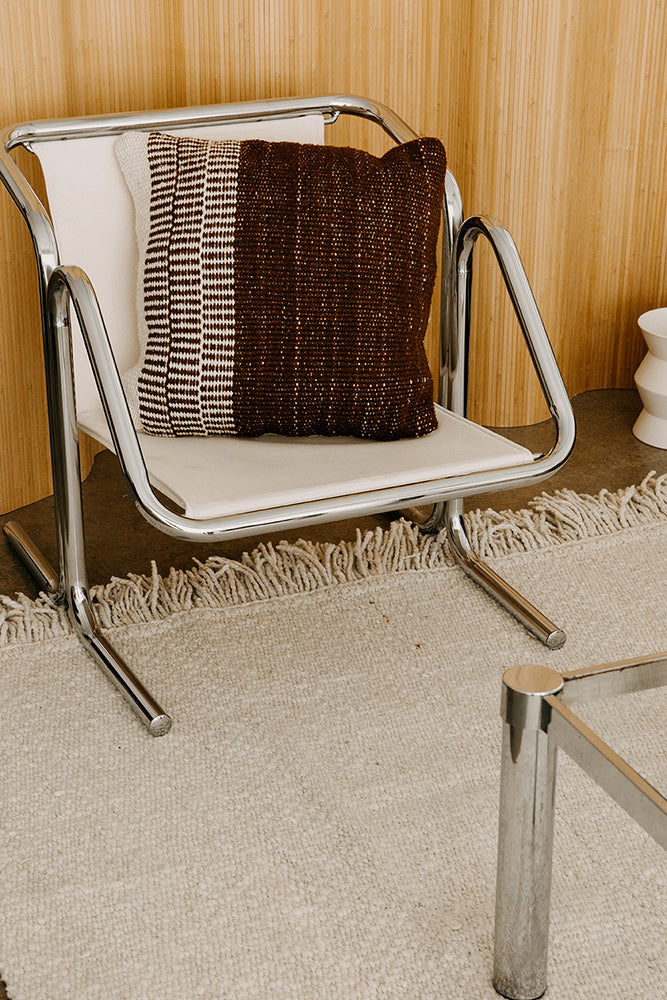 Maria Cushion | Rust & Natural