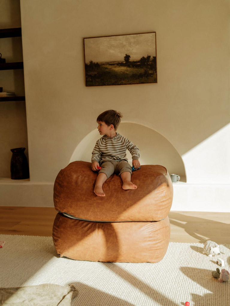 Dume Ottoman - Vegan Leather