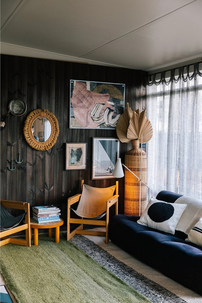 Paloma | Moss & Natural & Black