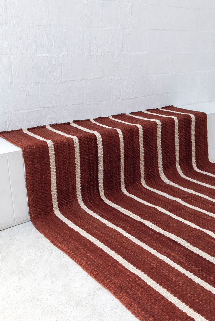 Tomasa | Rust & Natural White