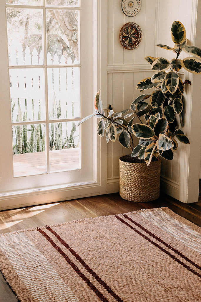 Beatriz | Dusty Peach, Burgundy & Natural