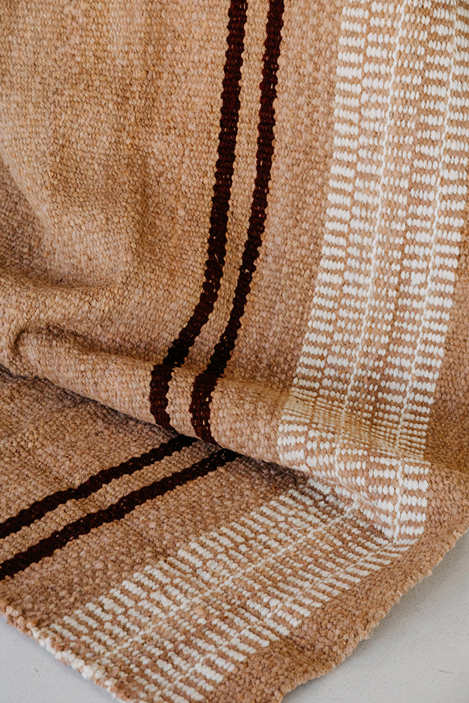 Beatriz | Dusty Peach, Burgundy & Natural